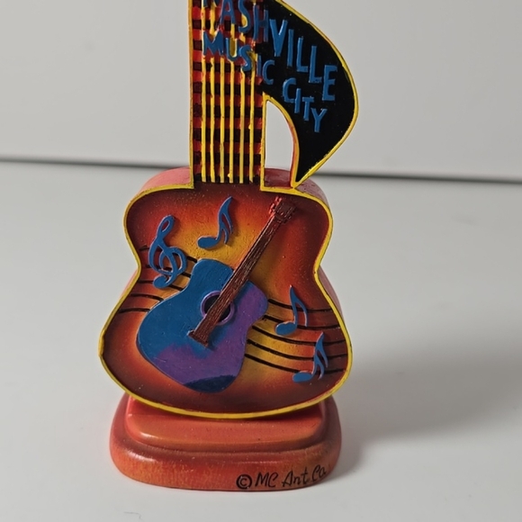 Nashville Tennessee music city Mini embossed plaque wood new - Picture 5 of 5